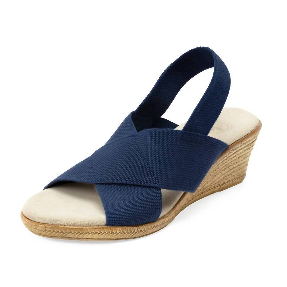 NEW CHARLESTON SHOE CO. women's bluffton sandals in navy